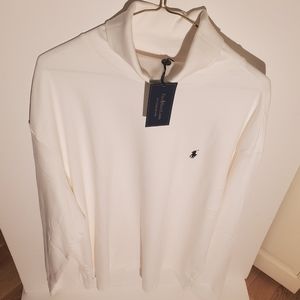 NEW Polo Ralph Lauren White Turtleneck Pullover